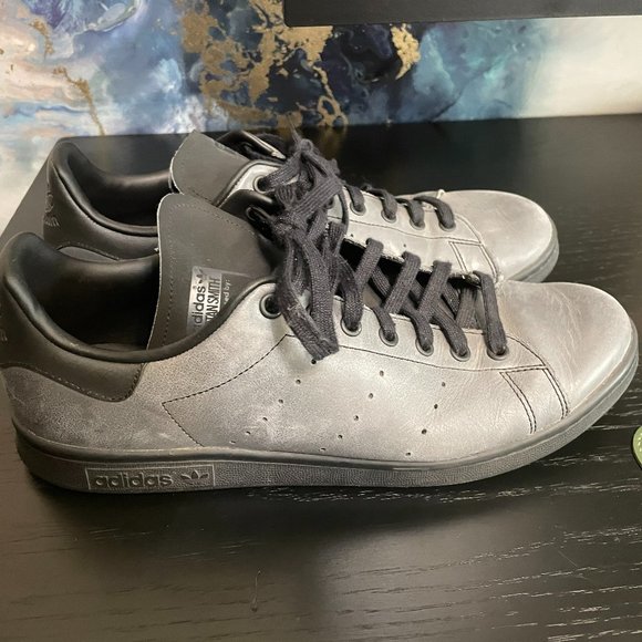 Adidas Stan Smith Black.Carbon - Sz 11.5 - Picture 1 of 5